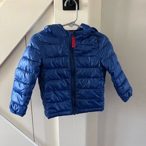Primary 18–24 month blue light weight, puffer jacket